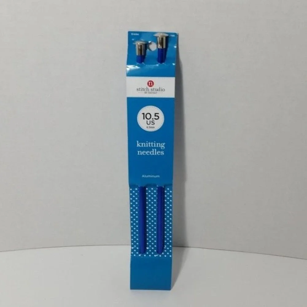 Aluminum Knitting Needles Single Point US 10.5 10
